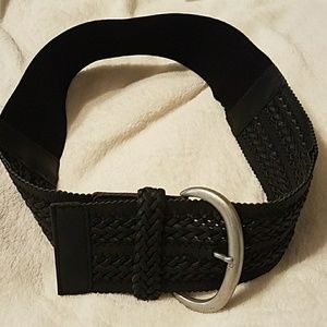 Black wide belt